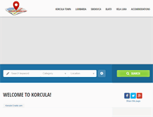 Tablet Screenshot of korcula-croatia.com